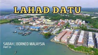 LAHAD DATU CITY, Sabah, Borneo Malaysia | Part 53 [4K] #viral #trending #video #4k #city #drone