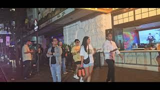 Gaslamp Quarter, Historic Point of San Diego, People Crowd in Saturday Night