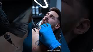 IBRAHIMOVIC! and MESSI get TATTOOS from RONALDO! #football #ai #footballentertainment