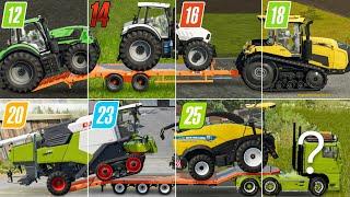 Fs12 Vs Fs14 Vs Fs16 Vs Fs18 Vs Fs20 Vs Fs23 Vs Fs25 | Loading Vehicle In Truck | Timelapse