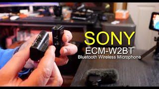 Sony ECM W2BT Bluetooth Wireless Microphone Review.