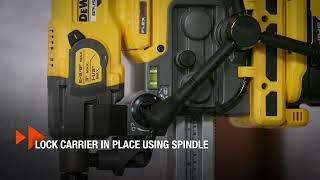 DEWALT POWERSHIFT™  Core Drill Stand Kit How to Setup Video