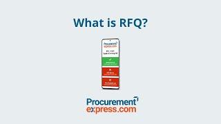 ProcurementExpress.com roles out RFQs.  But what are they?