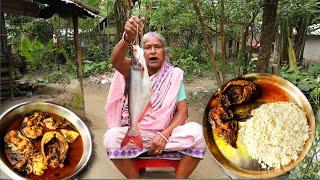 FISH CURRY Recipe | Traditional Fish Curry Recipe Cooking by Village GRANDMOTHER Village Food Recipe