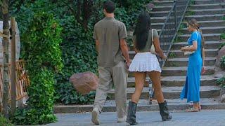 Bushman Prank: In Madrid Many Girls are Scared !!