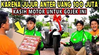 Tes KEJUJURAN Kirim UANG 100JUTA Pake GOJEK! SAYA KASIH MOTOR KARENA JUJUR | Muhammad Hasan Abdillah