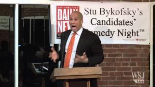 Cory Booker Gets Laughs at Philly Comedy Night