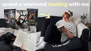 Spend a weekend reading with me   mood reading & fantasy tbr *spoiler free*