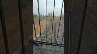 loco pilot apply emergency brake and saves accident with jcb live