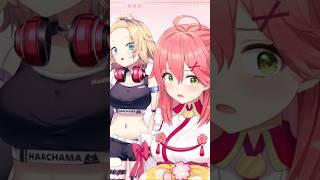 Miko gets spooked by sudden appearance of Haachama  [Hololive/clip]