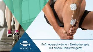 Fußheberschwäche behandeln mit TENS Reizstromtherapie | axion