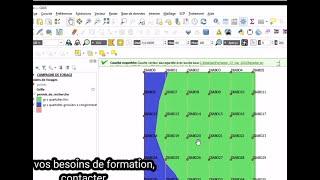 Création des lignes et des points d'échantillonnage dans QGIS