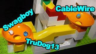 My Subscribers race down the MOST INTENSE marble run!