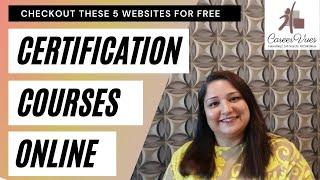 FREE ONLINE COURSES WITH ACCREDITED CERTIFICATES