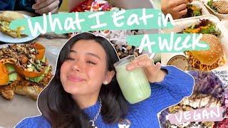 what i eat in a SUPER BUSY week (vegan!!)