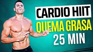  25 Minute Fullbody Cardio Hiit Workout for Fat Loss At Home (No Equipment)