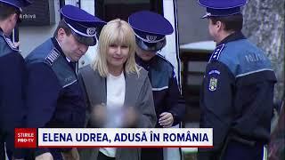 Elena Udrea a fost predată autorităților române