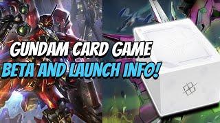 Gundam Card Game: Beta & Launch Details Revealed!