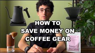 Save Money on coffee gear 