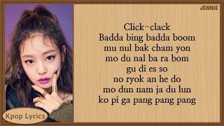 BLACKPINK BOOMBAYAH Easy Lyrics