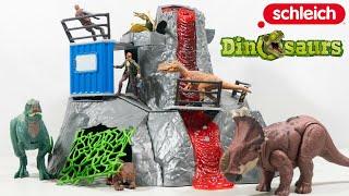 Schleich Dinosaurs Volcano Expedition Base Camp REVIEW | Jurassic World Volcano