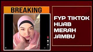 FYP Tik Tok Hijab Merah Jambu