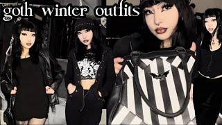 GOTH WINTER OUTFITS