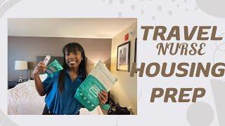 HOW TO PREPARE YOUR TRAVEL NURSING HOME + Disposable bedding review!