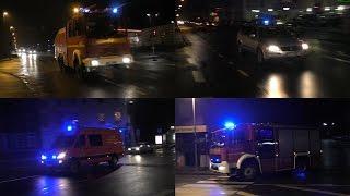 Lagerhallenvollbrand in Stolberg | Einsatzfahrten Feuerwehr