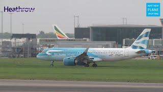 CLOSE UP Morning Departures at London Heathrow Airport | Plane Spotting