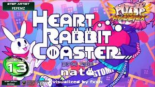 [PUMP IT UP PHOENIX] HEART RABBIT COASTER(하트 래빗 코스터) D13