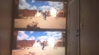 TOP BENQ DLP 2050 VS BOTTOM EPSON  3LCD 2040 PROJECTOR 1080P