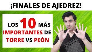 Los 10 finales de ajedrez más importantes de torre contra peón