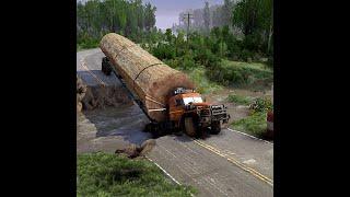 MOST CRAZY FASTEST LOGGING TRUCK CARS RUSSIAN DRIVERS FAILS OFF ROAD & EXTREME RIVER CROSSING