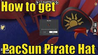 How to get PacSun Pirate Hat in PacSun Tycoon | Santa Catalina | Cave Secret Obby | 4k Stock