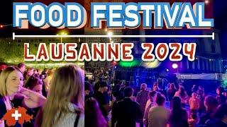 Lausanne Night walkig tour. FOOD  ( MIAM ) FESTIVAL 2024 . Night tour in Switzerland 