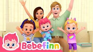 EP12 | Family Song | Let's Learn Together with Bebefinn | Nursery Rhymes & Kids Songs