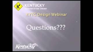 KYTC Design Webinar   Sizing a Pipe Culvert using HY 8