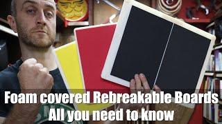 Foam covered Rebreakable Boards Review | All you need to know | Enso Martial Arts Shop