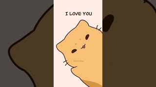 I love you #kawaii  #cartoon  #cuteanimations  #cutecats