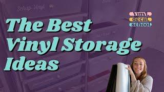 The Best Vinyl Storage Ideas // Cricut Craft Organisation Tips