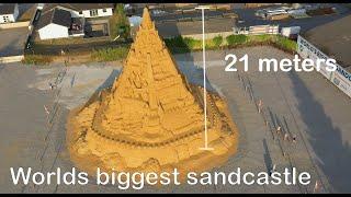 Worlds biggest sandcastle - DaneWithADrone