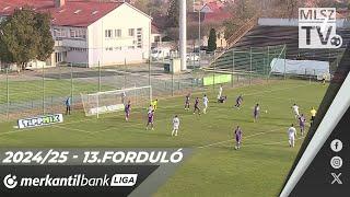 Békéscsaba 1912 előre -  Vasas FC | 0-2 (0-0) | Merkantil Bank Liga NB II. | 13. forduló