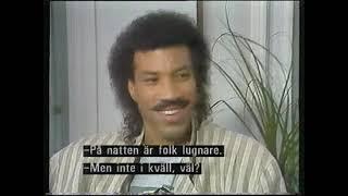 Lionel Richie and Hussein of Jordan interviews (1987)