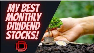 My Best Monthly Dividend Stocks I Realty Income Stock ( O Stock ) & More High Yield Dividend Stocks