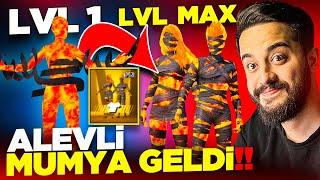 SONUNDA GERÇEK ALEVLİ MUMYA! (BAYILDIM) 8 SEVİYE YENİ GELİŞTİRİLEBİLİR P90! PUBG Mobile