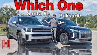 2024 Hyundai Santa Fe vs Hyundai Palisade : Specs and Test Drive