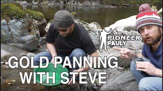 Gold Panning with Steve and Pioneer Pauly