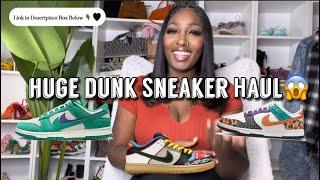 HUGE NIKE DUNK SNEAKER HAUL | AFFORDABLE SNEAKERS | SNEAKER UNBOXING 