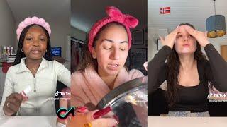 GRWM ( get ready with me ) Makeup storytime - TikTok compilation ️ (skincare, makeup, outfits) #9